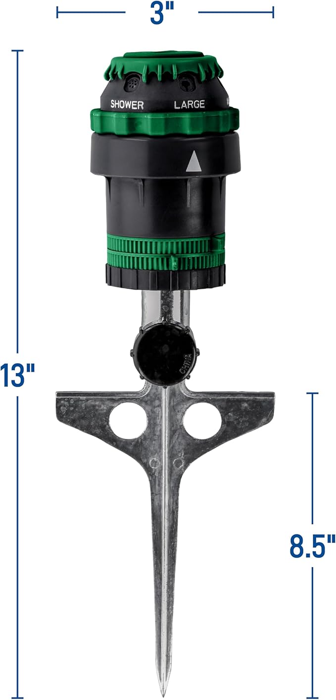 5-Pack Orbit 58573N H2O-6 Gear Drive Sprinkler - Versatile Gear Drive for Efficient Lawn Watering