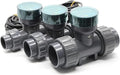 High Precision Smart Digital Display Flowmeter DN25-80 Electronic RS485 Meter LCD Water Flow Sensor For Farm/Garden Irrigation(DN40,LCD version)