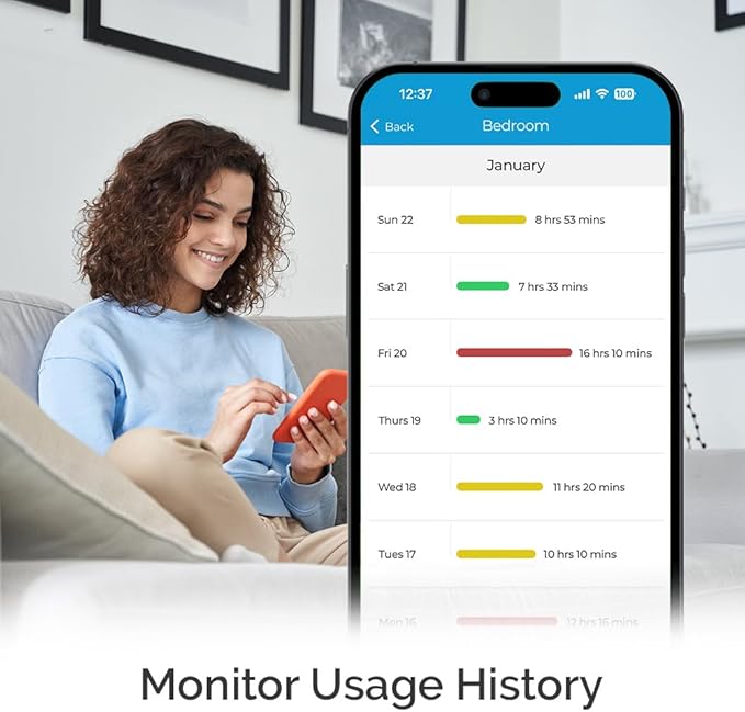 Breez Lite | Smart AC Controller for Mini-Split, Window & Portable Air Conditioners & Heat Pumps | Free App, No Subscriptions | Alexa, Google, Siri Shortcuts, SmartThings, IFTTT (Black)
