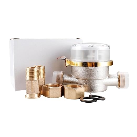 Flow Sensor Meter Digital Pipeline Water Flow Smart Home Mechanical Rotary Wing Water Meter Type E Pointer Digital Cold Water Meter