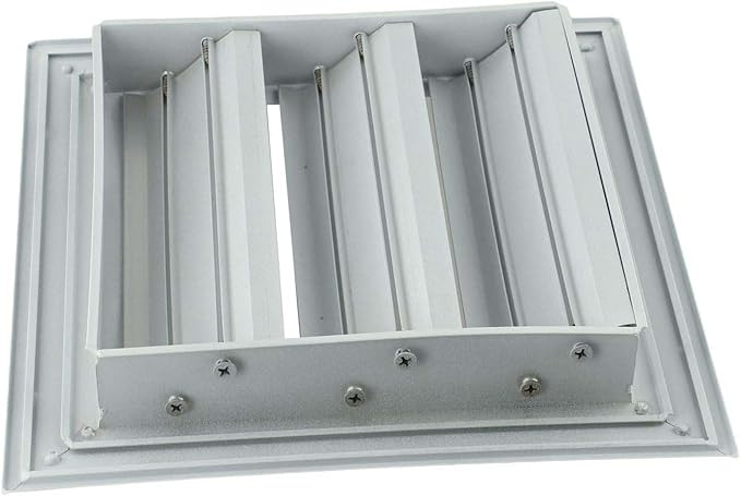 Air Vent Louver Engineered Weatherproof Galvanized Iron Aluminum Alloy Multiple Sizes For Hotels Restaurants Homes Workshops(200 * 200mm)