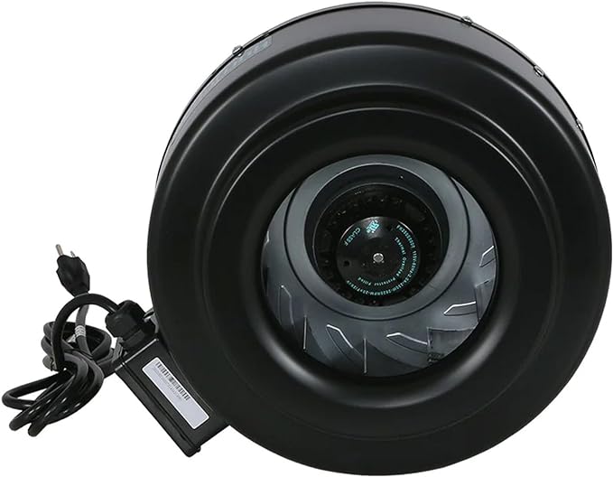 Hurricane Commercial Grade Inline Fan for Phresh & Black Ops Carbon Filters, Ideal-Air Ducting and Clamps and Titan Controls Ventilation Controllers