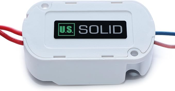 U.S. Solid Smart Solenoid Valve - 1/2 inch Wi-Fi APP-Controlled Stainless Steel Solenoid Valve, 110V AC