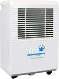 Ideal-Air Dehumidifier | 80 Pint | Portable, LED Display w/ Dehumidistat and Timer Included - Perfect for home, office, garage, shop, marine and RV applications - UL Listed.