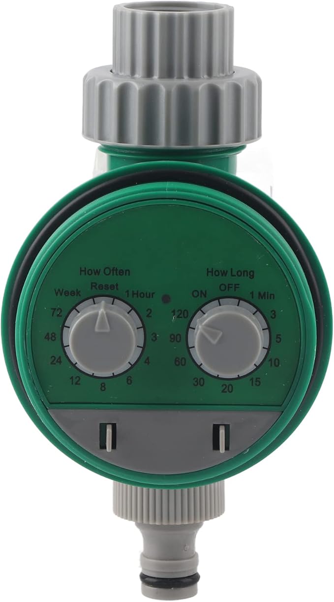 Zerodis Automatic Garden Water Irrigation Timer, Smart Electronic Watering System Controller with Programmable Settings for Garden Lawn Sprinkler System Plants Flower
