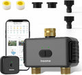 Smart Water Hose Timer Sprinkler Timer with 2 Outlet, Automatic Irrigation System Controller for Lawns and Yard, Compatible with Alexa