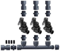 Rain Bird 100DVF Dura Manifold Valve Kit with Flow Control - Slip 100DVF-NPT (3 Zone)
