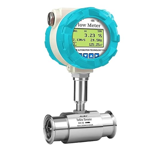 Smart Water Meter System Turbine Flow Meter SS304 Pulse 4-20mA RS485 Digital Flow Sensor for Water(DN25-Pulse-SS304)