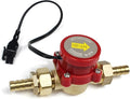 Water Flow Sensor Switch HT-30 AC 0-110V 0.2A G3/4 "-3/4" Thread,Water Flow Sensor for CO2 Laser Tube Protecting (Caliber: 8mm)