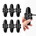 1/2 Inch to 1/4 Inch Barbed Tee Connectors, Drip Irrigation Reducing T Fittings for Main Line to Branch Line Conversion, Quick-Install Leak-Free Irrigation Connectors, 6 Pack