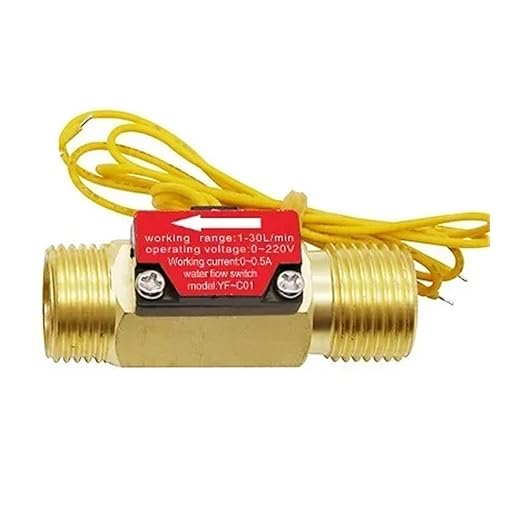 High Precision Digital Flow Meter G1/2 YF-C01 4-Point Water Flow Switch Flow Sensor Flow Meter 1.5-30L/Min Switch Control Flow Meter