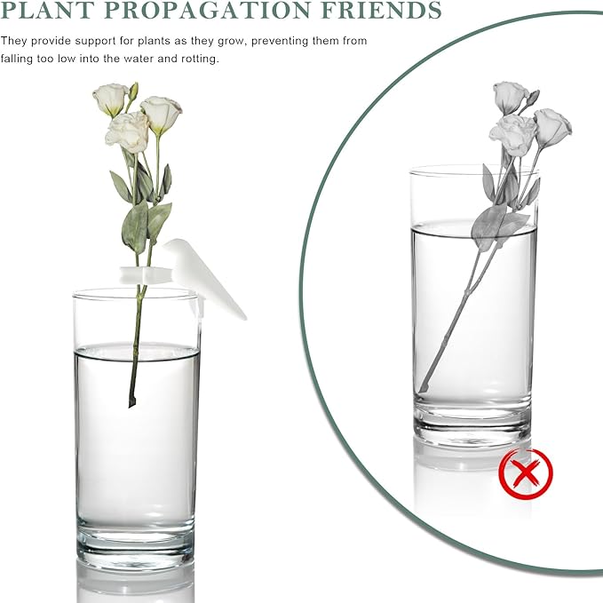 3Pcs Plant Propagation Buddy,Plant Holder for Stems, Sprouts, Cuttings and Shoots,Cute Bird Plant Stem Support for a Plant Propagation Station or an Indoor Plants, Gardening Gift for Plant Lover