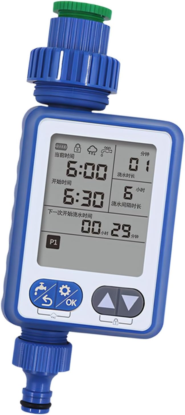 Outdoor Plant Watering Timer with Detection and LCD Display for Precise Irrigation Control