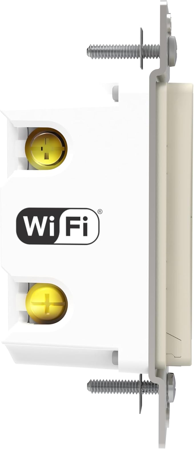 Square D by Schneider Electric X Series 15 Amp WiFi Energy Monitoring Light Switch, Single-Pole/3-way, 600 Watt, Rocker, Matter Certified, Works with Alexa, Google Home, Apple Home, Matte Light Almond