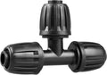 Gardrip Drip Irrigation Fittings for 1/2 Inch Drip Tubing (1/2" ID x 0.65" OD)：1/2'' Drip Line Tees Anti-drop Locked Nut Barbed Tee Connectors Garden Irrigation System Parts (10 Pack)