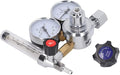 Nitrogen Gas Regulator Valve High Precision Flow Meter Brass Construction Pressure Control Device with Flame Diaphragm for Laboratory Use and Industrial Welding Applications