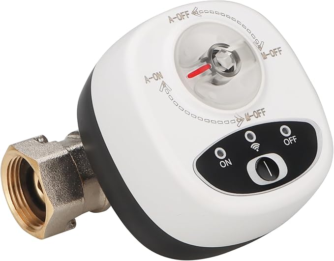 Wengart Smart Valve,USB5VDC,3/4‘’ eWeLink App,2.4GHZ,Control the Opening and Closing of Water Valves and Electric Gas Valves,Compatible with Alexa and Google Assistant