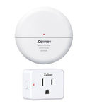 Zoiinet Wireless Motion Sensor Outlet, 15A/1500W, Adjustable Sensing Mode, 260FT Wireless Light Switch Transmitter, No Wiring, Long Time Delay, for Household Appliances