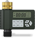Hose Faucet Water Timer for Outdoor Garden with Brass Inlet, Ortis Programmable Sprinkler Timer with Rain Delay/Manual/Automatic Mode, IP67 Leak-Proof Design for Lawn Yard, 1 Outlet