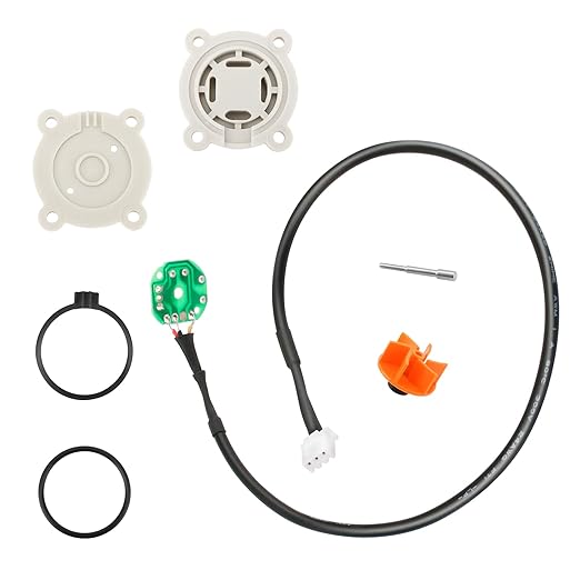 FSA NFSML Flow Sensor Assembly for EcoSmart Eco 8 & 11 Electric Tankless Water Heaters, Water Flow Meter Replacement for Eco Smart Water Heating Accessories Part