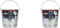 Behrens 1214 Galvanized Steel Utility Pail, 14-Quart (2 Pails)