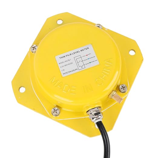 Thin Film Level Meter Stainless Steel Industrial Grade Powder Granular Material Detector Switch with Adjustable Sensitivity for Silo Bin Feed Mill Warehouse Storage Tank Pr