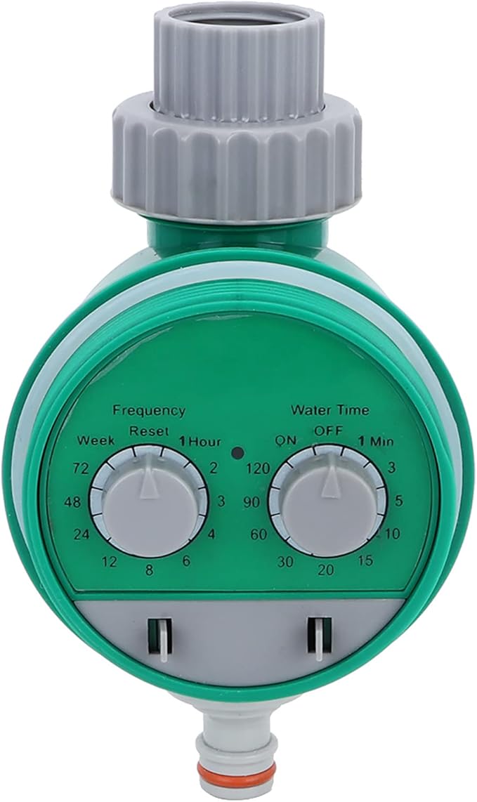 Electronic Garden Water Timer, Automatic Irrigation Controller, Smart Watering System with Adjustable Cycle and Duration, ABS Plastic for Outdoor Plants, Lawn, Flowers