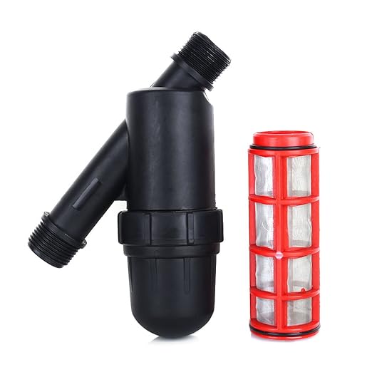 Irrigation Filter,Irrigation Water Filters,Irrigation Filter 3/4" Sn Filter Mesh Gardening Drip Irrigation Water Pool Pump with 3/4 Inch Stainless Steel Mesh Compatible with