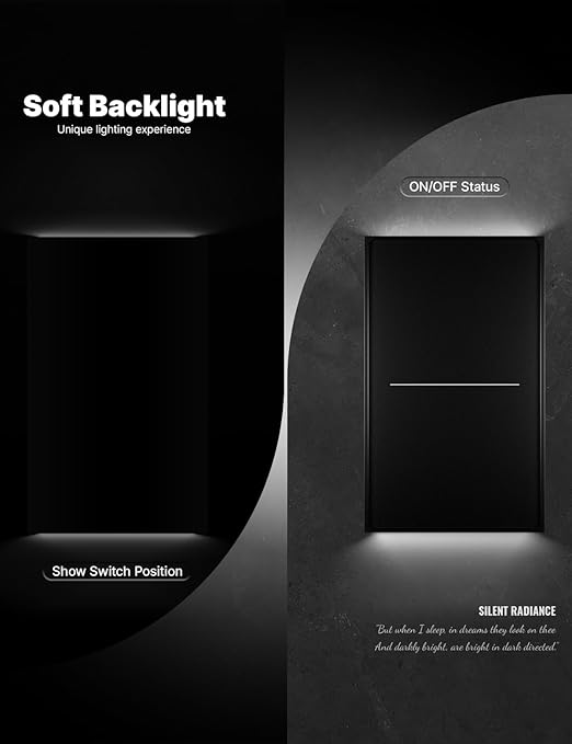 MOES Full Touch Smart Switch, ZigBee SF(Star Feather 2026 Version) Wall Light Switch, Neutral Wire Required, Anti-Glare Panel,Work with Smart Life/Tuya App, Alexa and Google Home White 1 Gang