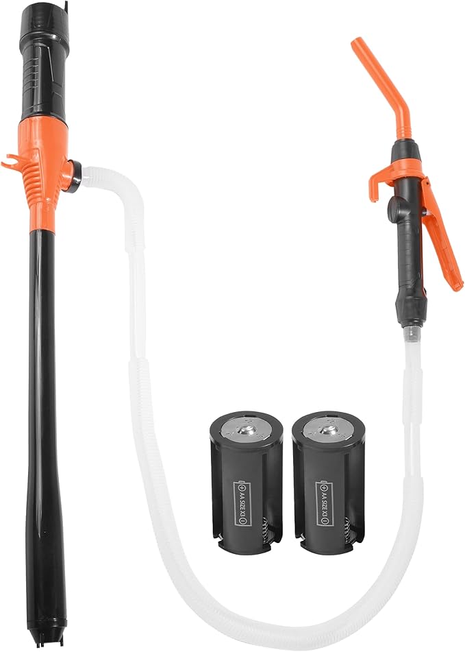 Transfer Pump,Car Accessories Hand Fuel Pumps,Battery Operated Liquid Siphon Pump with Adjustable Flow Control,2.2 GPM Gas Can Pumps,Fits 3 to 5-gallon Fluid Capacities,Suitable forBoats,Cars