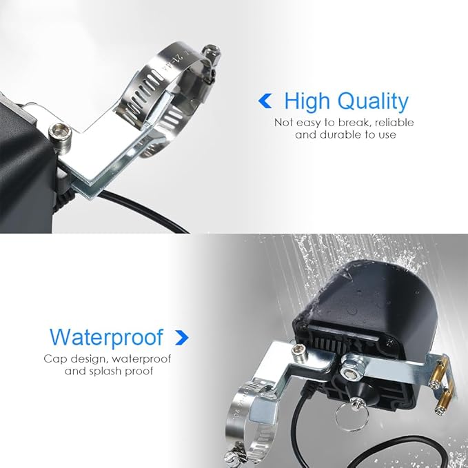 WiFi Smart Water Valve, WiFi Control Automatic Shut Off Valve Timer for Watering Sprinkler and Gas Compatible with Alexa, Google (US)