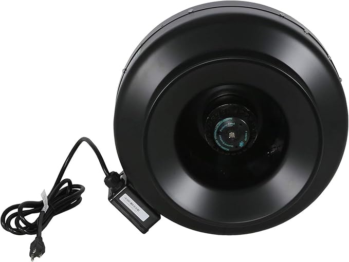 Hurricane Commercial Grade Inline Fan for Phresh & Black Ops Carbon Filters, Ideal-Air Ducting and Clamps and Titan Controls Ventilation Controllers