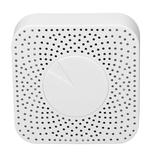 Zunate Smart Air Quality Tester with WiFi APP Control, Monitors CO2 HCHO VOC PM2.5 Temperature and Humidity, Compatible with Tuya APP, DC 5V