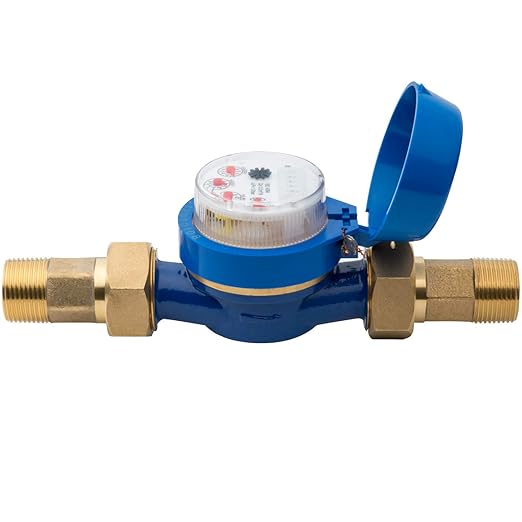 Hunter HC100FLOW 1" Irrigation Flow Meter, Smart Water Meter for Sprinkler Systems, Leak Detection Sensor, Flow Monitoring, Compatible with HC, Pro-HC, HPC, and HCC Controllers