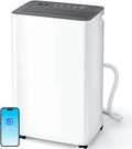 2500 sq.ft Dehumidifier for Basement, Smart APP WiFi Control,35 Pint Dehumidifiers for Home with Drain Hose, 24H Timer & Child Lock, Quiet & Eco, Ideal for Large Rooms, Bathroom, Bedroom，Pure white