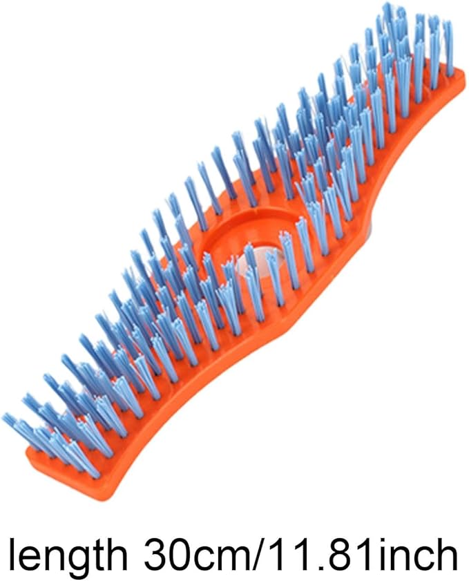Gralara Lawn Mower Cleaning Brush Mower, Cleaning Tool Nylon Bristles Scrubber Tool for Floor Farm Home Driveway, Electric Lawn Mower, Style A
