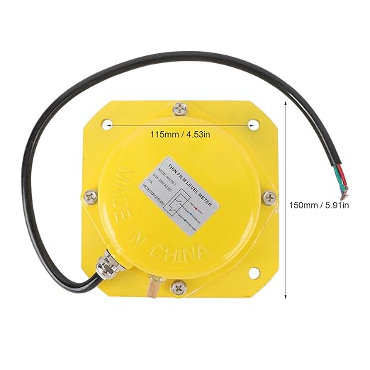 Thin Film Level Meter Stainless Steel Industrial Grade Powder Granular Material Detector Switch with Adjustable Sensitivity for Silo Bin Feed Mill Warehouse Storage Tank Pr