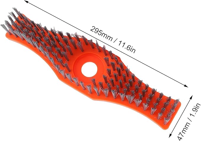 Generic Heavy Duty Deck Brush, Scrubber with Composite Nylon & Anti Stick Technology, Ideal for Grass Clippings, Leaves & Debris on Patio, Driveway, Tile & Concrete