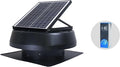 iLIVING HYBRID Ready Smart Thermostat Solar Roof Attic Exhaust Fan, 14", 40-Watt, 1150 CFM, Cools up to 2900 Sq.Ft. Coverage Area, Black