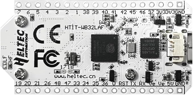 WiFi LoRa 32 V3 ESP32-S3FN8 SX1262 Development Board 902-928MHz Integrated WiFi BLE LoRa with Antenna Onboard 0.96-inch OLED Display for Meshtastic LoRaWAN (WiFi LoRa 32 V3 with Case)