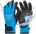 Monster & Master Safety Work Gloves Microfoam Nitrile, Touchscreen with Grip, Ideal for Warehouse, Home, Gardening, Fishing