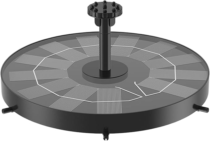 Genérico Solar Bird Fountain | Hummingbird Water Pump | Solar Water Fountain | for Pond, Garden, Lawn, Patio, Terrace, Balcony, Driveway, Outdoor Decoration