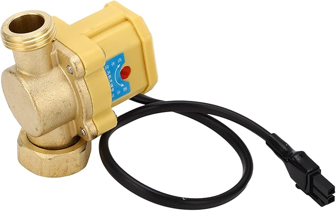 Universal Water Pump Pressure Switch Adjustable Automatic Water Pressure Booster Pump Controller ABS Brass Construction G3/4 to G1/2 Size for Home Industrial Use 2A Current
