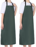 Gotega Waterproof Rubber Vinyl Apron Adjustable Dishwasher Apron - Apron for Women Men Heavy Duty Work Apron