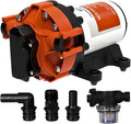 SEAFLO 56A Series Variable Speed Smart Water Pressure Pump – 12V DC, 5.0 GPM, 70 PSI, Self-Priming, Constant Pressure, For Rv/Yacht/Boat/Camper, NSF, CE & Rohs Certified, UL Listed, 4-Year Warranty