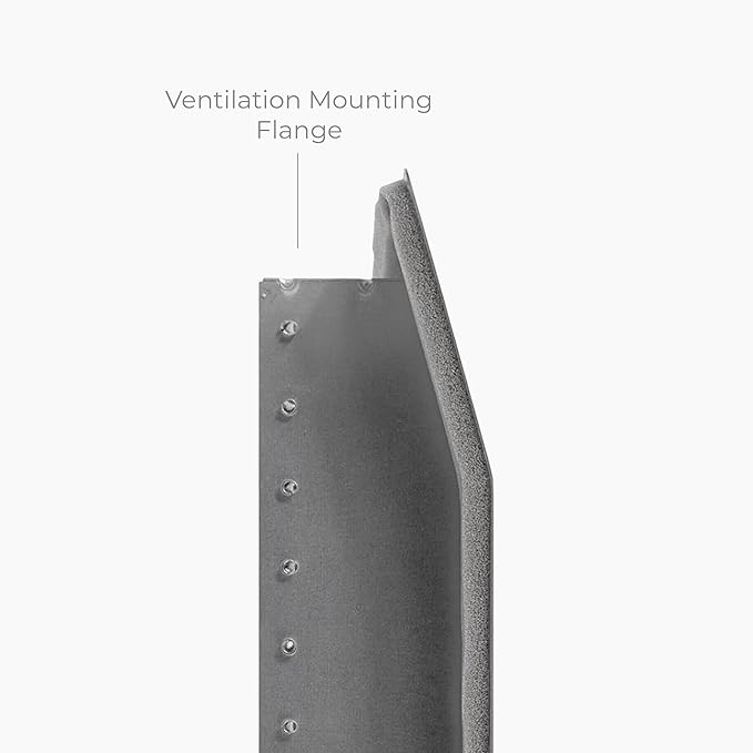 17" x 3" Aluminum Supply/Exhaust Grille for a Round Spiral Duct - Heavy Duty Grill Cover with Adjustable Louver Blades - HVAC Air Return Ventilation Register for Home, Office, Bathroom