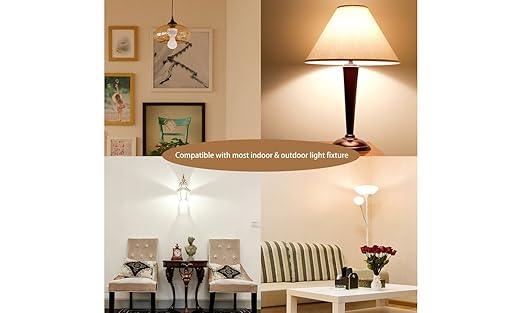 eLEDing Motion Sensor Retrofit Light Socket Adapter – Radar Motion Screw Base for LED CFL Incandescent Bulbs, Smart Dusk-to-Dawn Dimmable Control, 360° Detection, 2-Pack (Bulb Not Included)