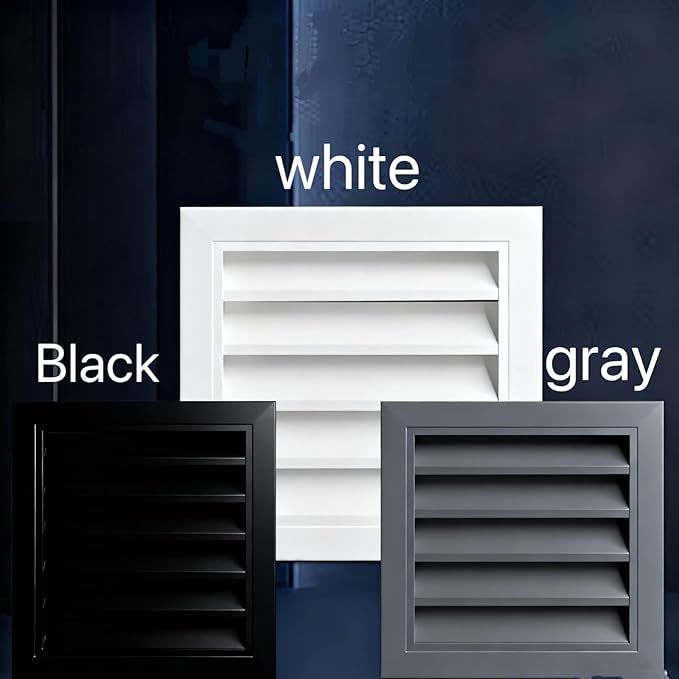Professional Custom Aluminum Louver Vent Grille - Heavy Duty, Heat Resistant, Waterproof & Easy Install for Optimal AirflowWxl_18 x 26 in