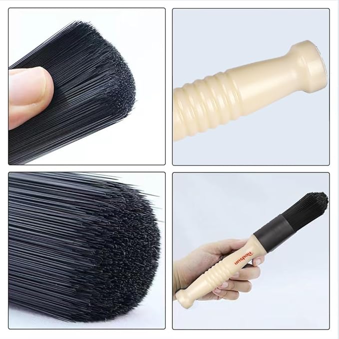 Flow-Thru Parts Washer Brush Parts Cleaning Brush(3.6 Ounce,10.62 Inch) with 28 Inch Long Hose Connects to Parts Washer Nozzle (White)