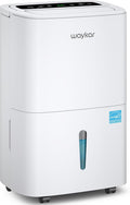 Waykar 150 Pints 2025 Energy Star Dehumidifier for Spaces up to 7,000 Sq. Ft at Commercial and Industrial Large Room, Warehouse, Storage, Home, Basement, with Drain Hose, Auto Defrost, Self-Drying